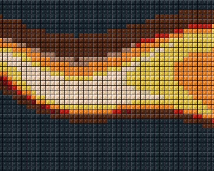 A bricks ASCII picture made with Devault ASCII