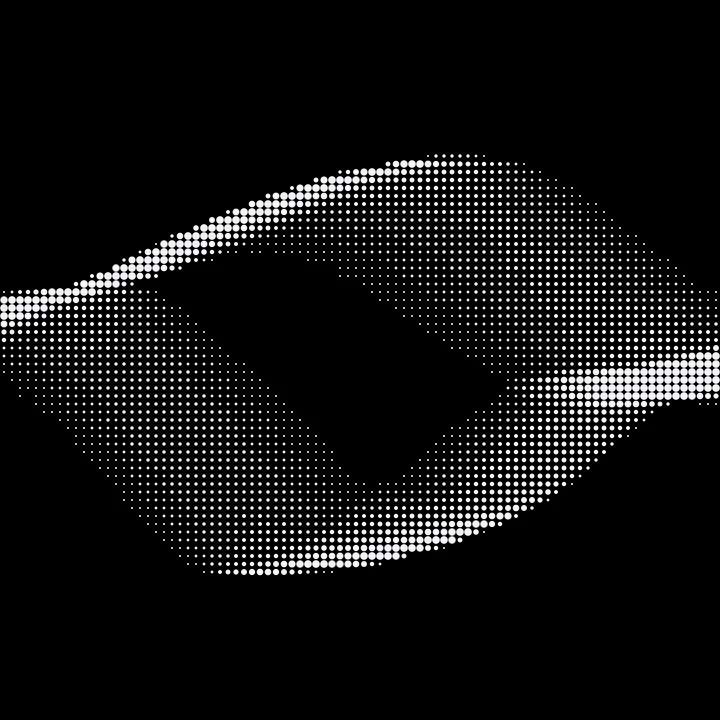 A round dots ASCII picture made with Devault ASCII