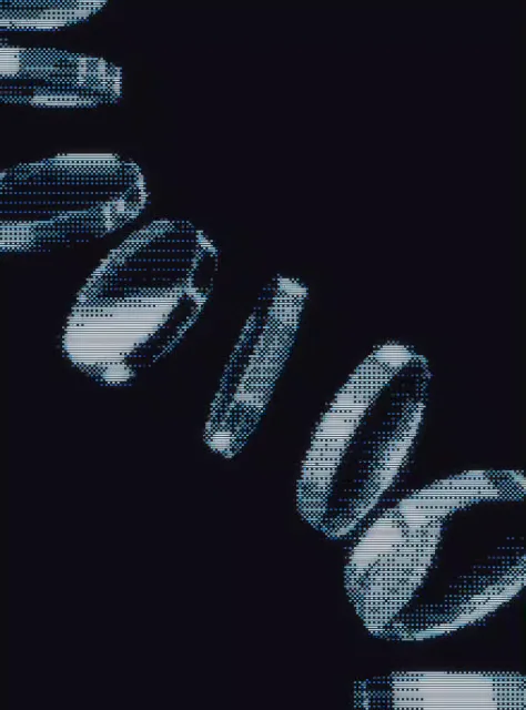 A dither ASCII video made with Devault ASCII